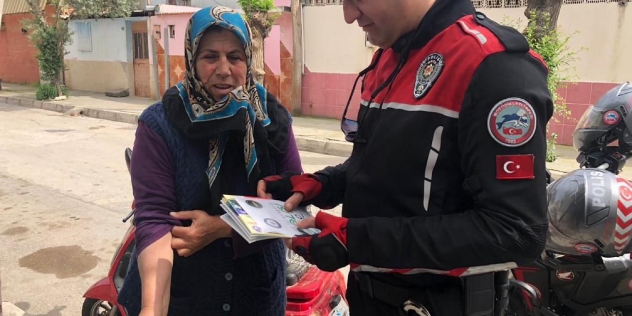 Ödemiş polisi, esnafı ve vatandaşları bilgilendirdi