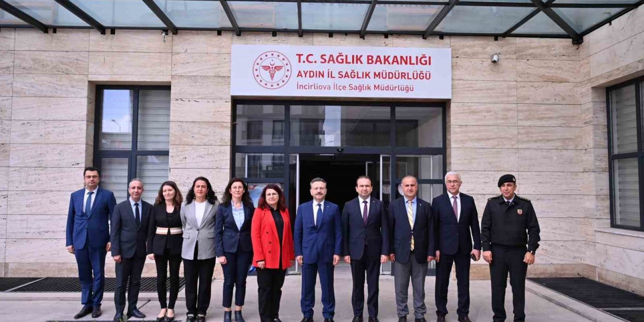 Vali Aksoy, İncirliova İlçe Sağlık Müdürlüğü ve sağlık merkezlerini denetledi