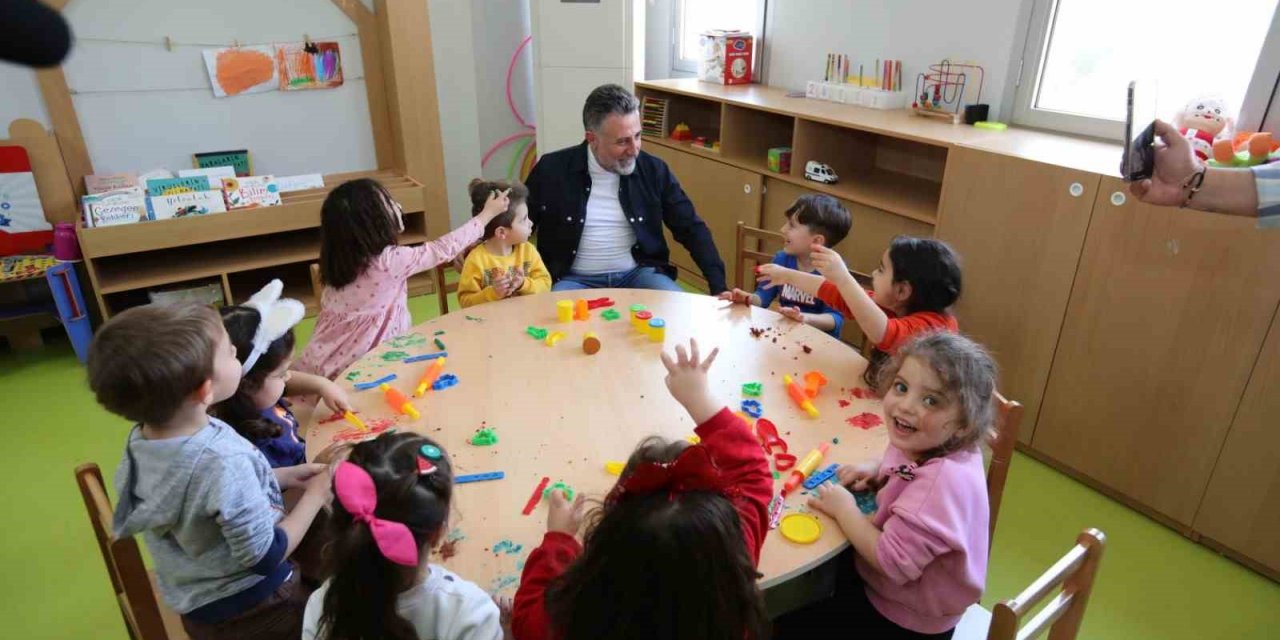 Başkan Sandal’dan anaokullarına ziyaret