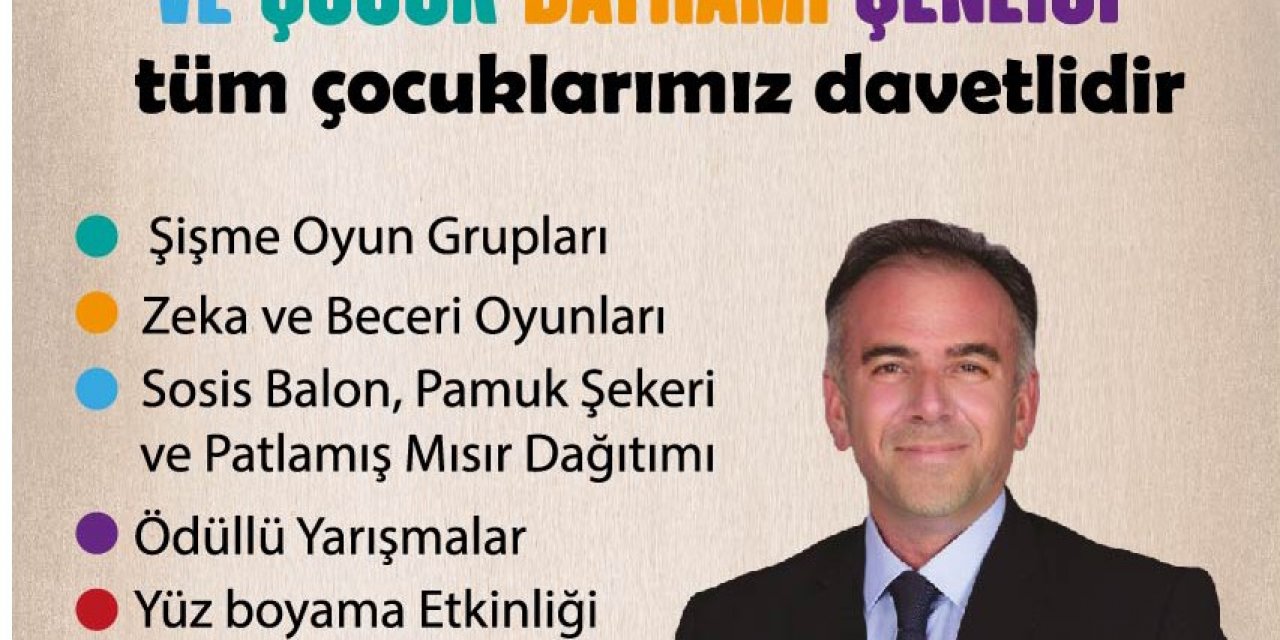 Germencik Belediyesi’nden 23 Nisan’da çocuklara özel şenlik