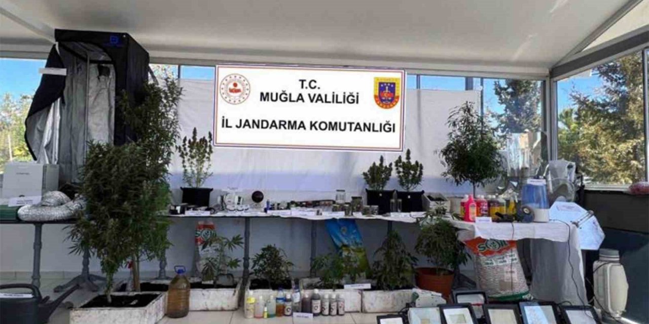 Fethiye’de 7 ayrı adrese uyuşturucu operasyonu