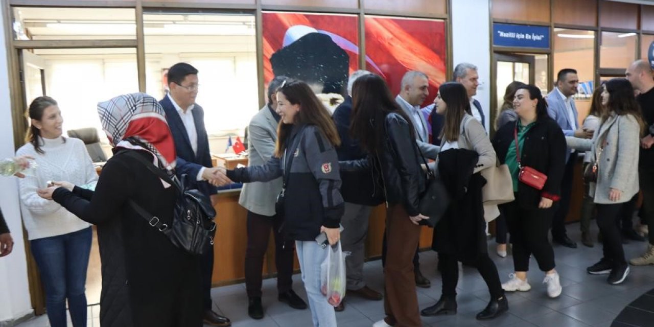 Başkan Özcan, personelleri ile bayramlaştı
