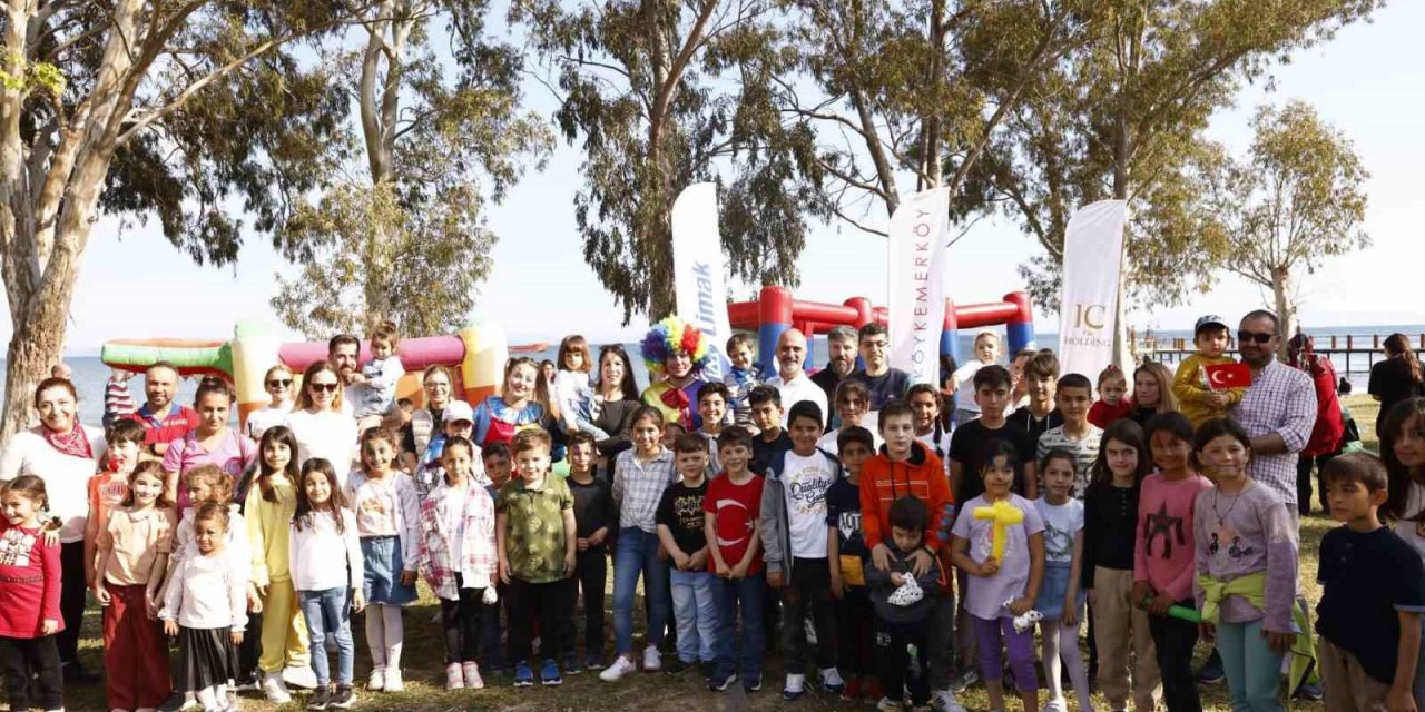 YK Enerji, Milas’taki depremzede çocuklar için 23 Nisan şenliği düzenledi