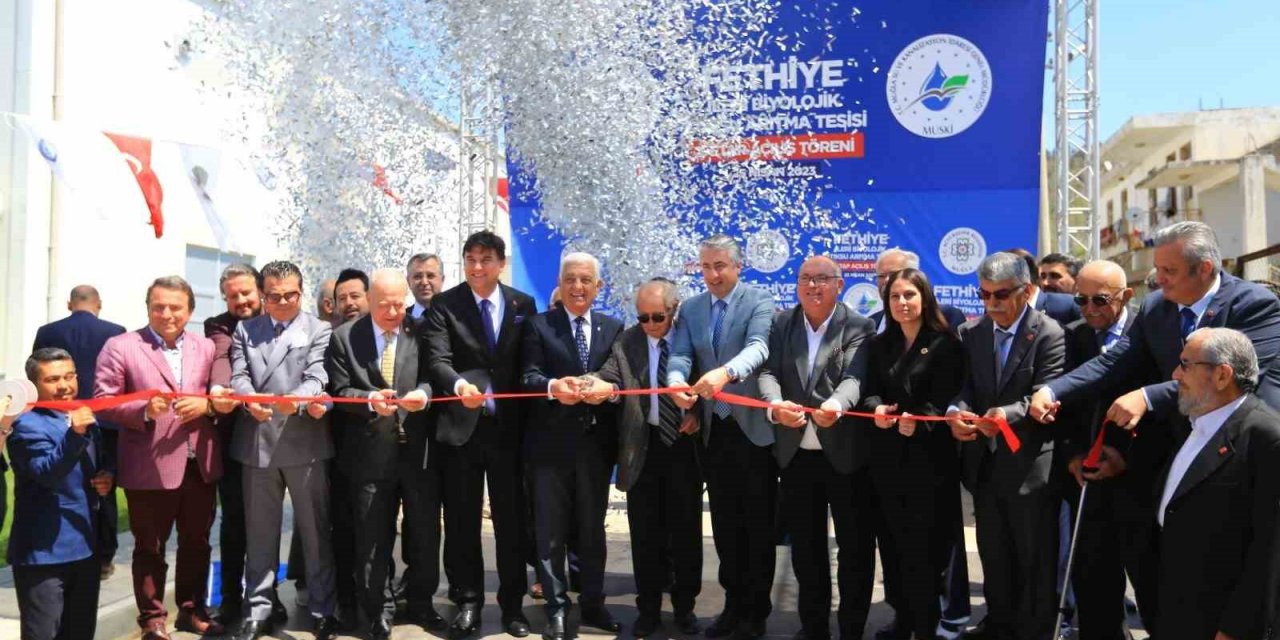 Atıksu Arıtma Tesisi açılışında Başkan Gürün’den Fethiye’ye bir müjde daha