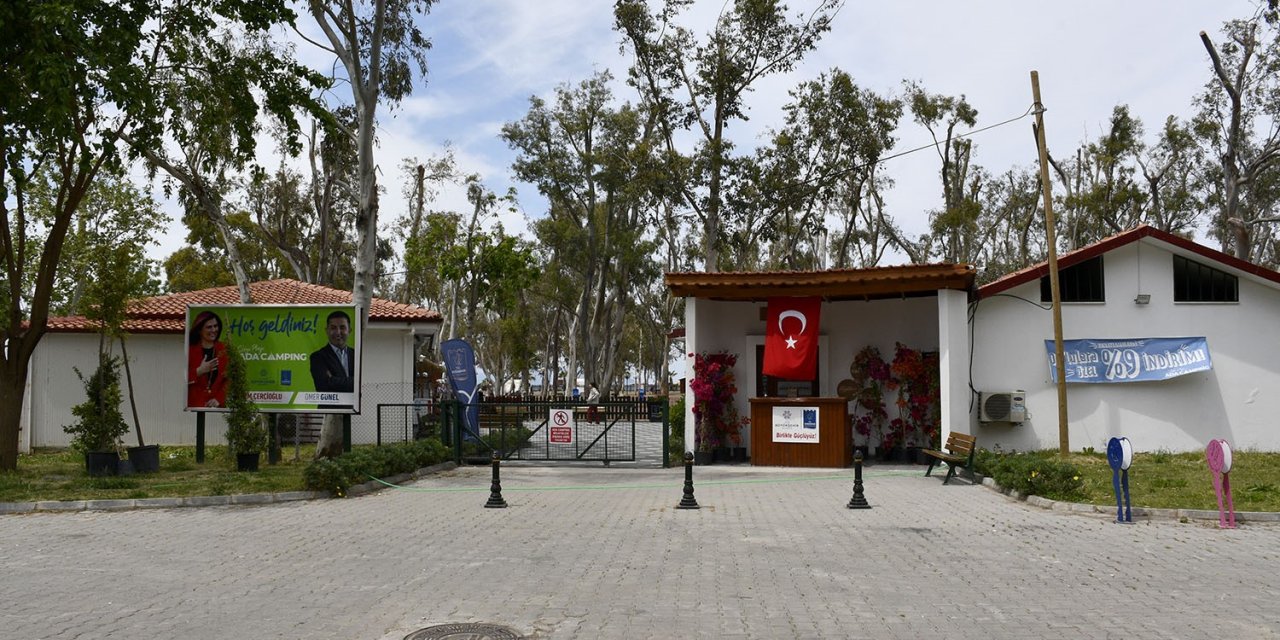 Ada Camping yeni sezonda kamp ve karavan tutkunlarını ağırlamaya başladı