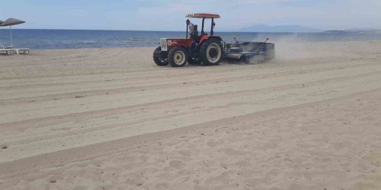 Aydın Büyükşehir Belediyesi sahilleri sezona hazırlıyor