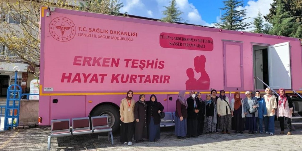 Mobil Kanser Tarama Tırı hayat kurtarmak için sahada