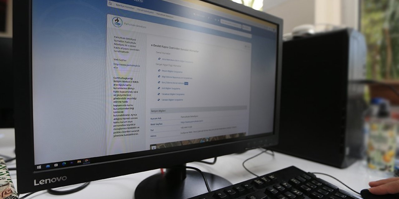 Pamukkale Belediyesi ödemeleri artık e-devlet’te