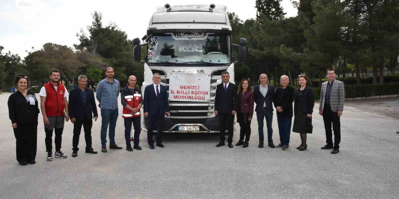 Denizli’nin deprem bölgesine yardımları devam ediyor