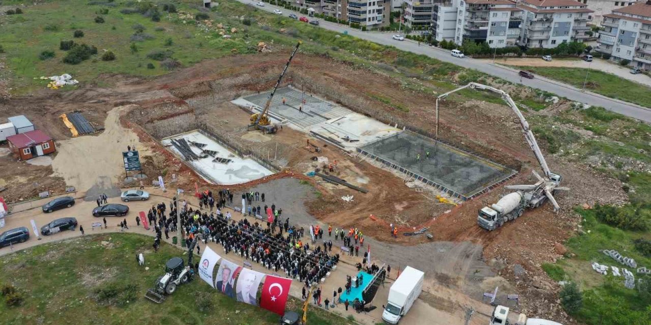 Denizli’nin en büyük içme suyu deposunun temeli atıldı