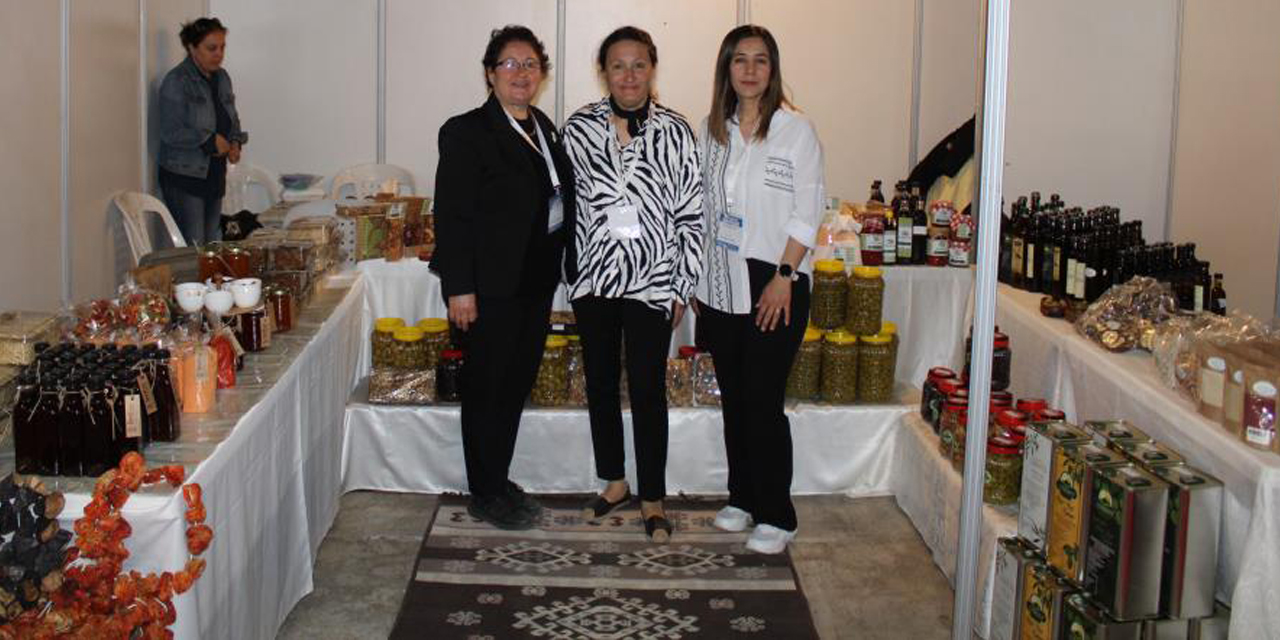 Girişimci kadınlar tarım fuarının ilgi odağı oldu