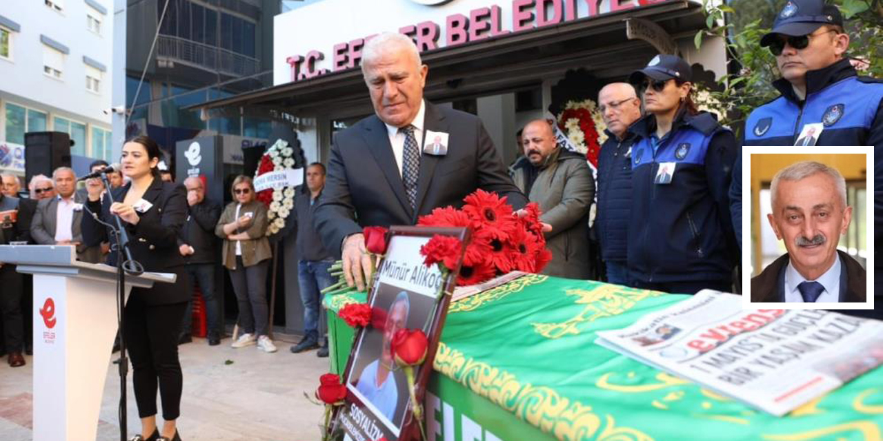 Efeler Belediyesi AliKoç’u son yolculuğuna uğurladı