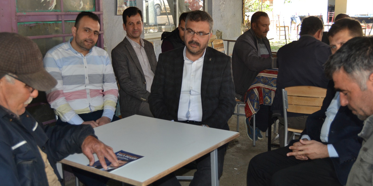 Özmen Çine’de seçim çalışmalarına devam etti