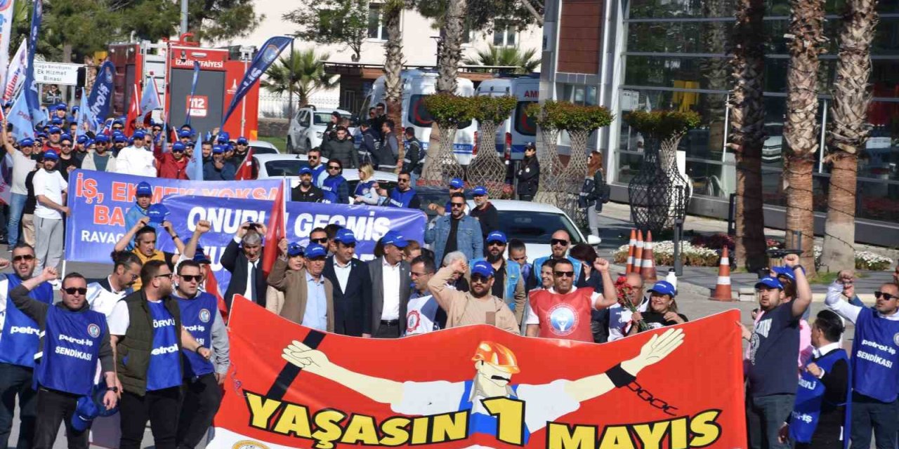 Aliağa’da 1 Mayıs coşkuyla kutlandı