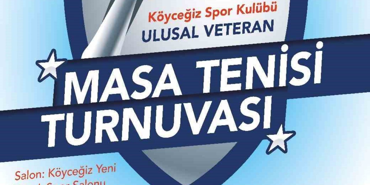 Köyceğiz’de Veteran Masa Tenisi Turnuvası başlıyor