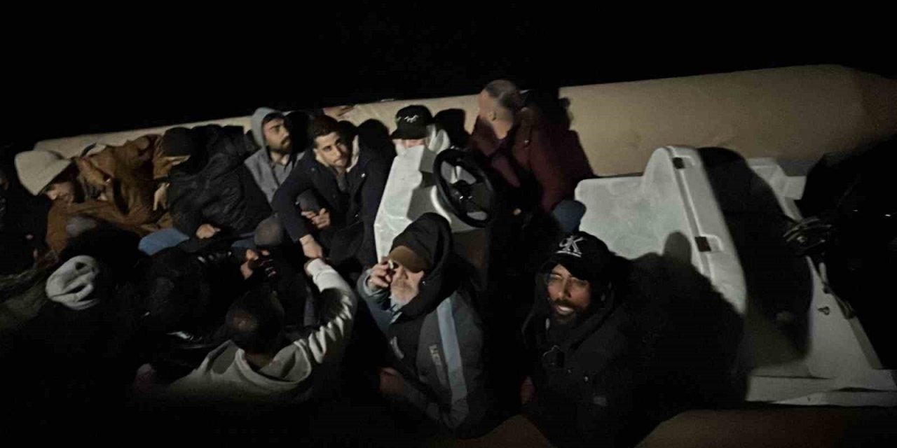 Bodrum’da 14 düzensiz göçmen yakalandı