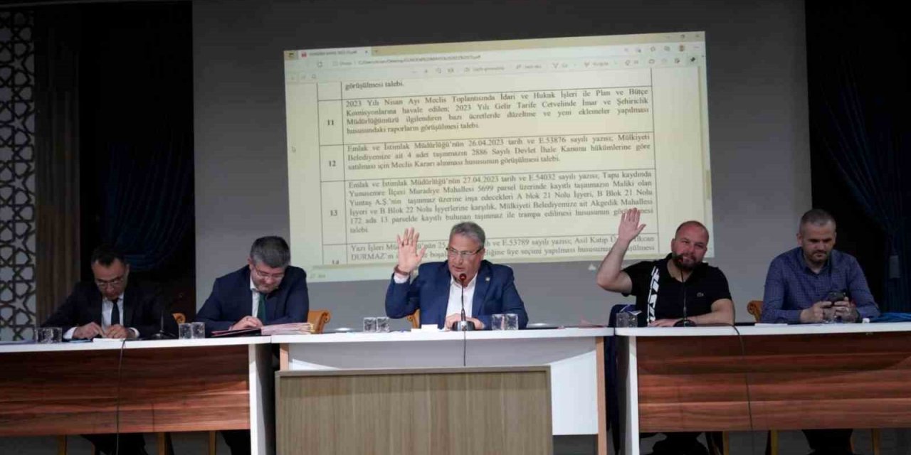 Yunusemre meclisi toplandı