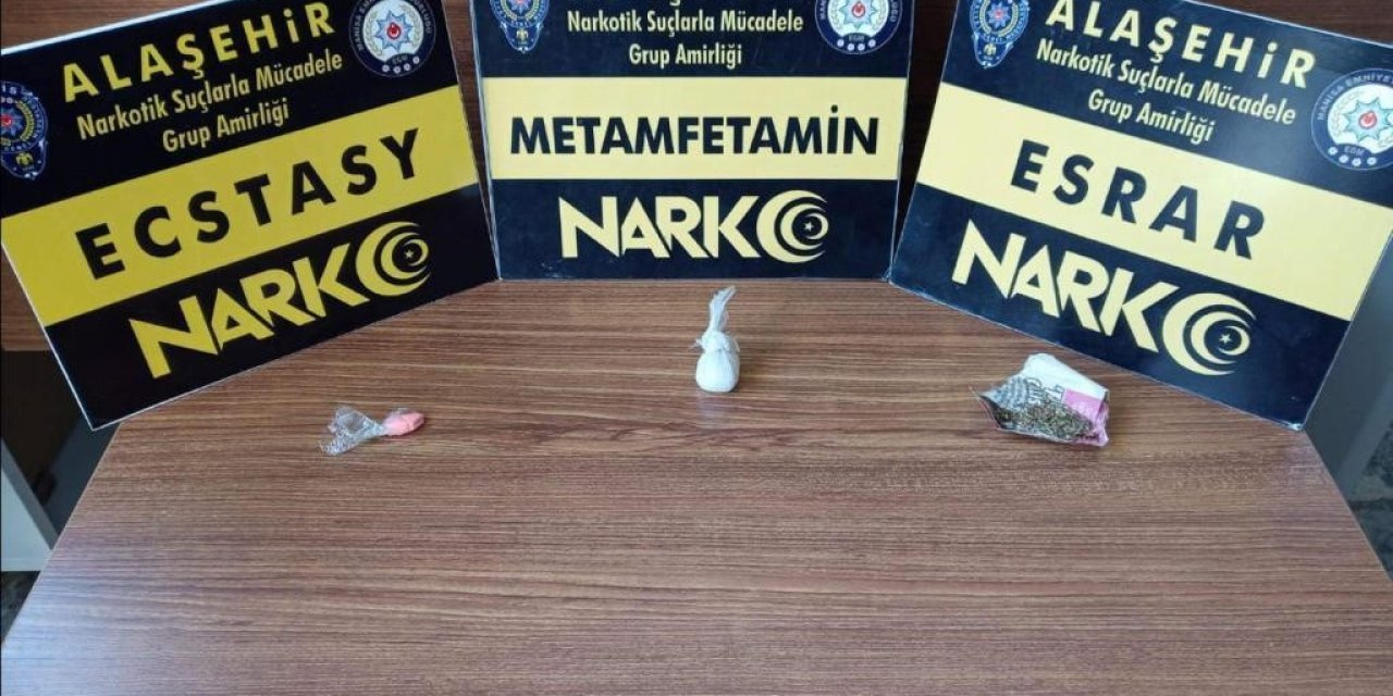 Manisa’da 20 suç kaydı olan şahıs uyuşturucudan yakalandı