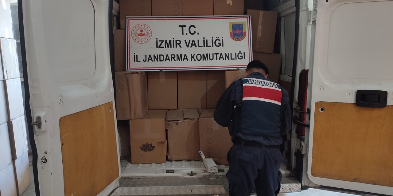İzmir’de 34 milyon 740 bin kaçak makaron ele geçirildi