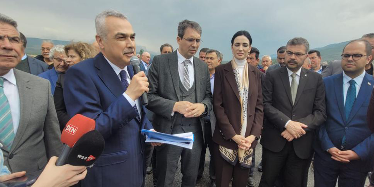 Aydınlı muhtarlar otoyol çalışmasını inceledi