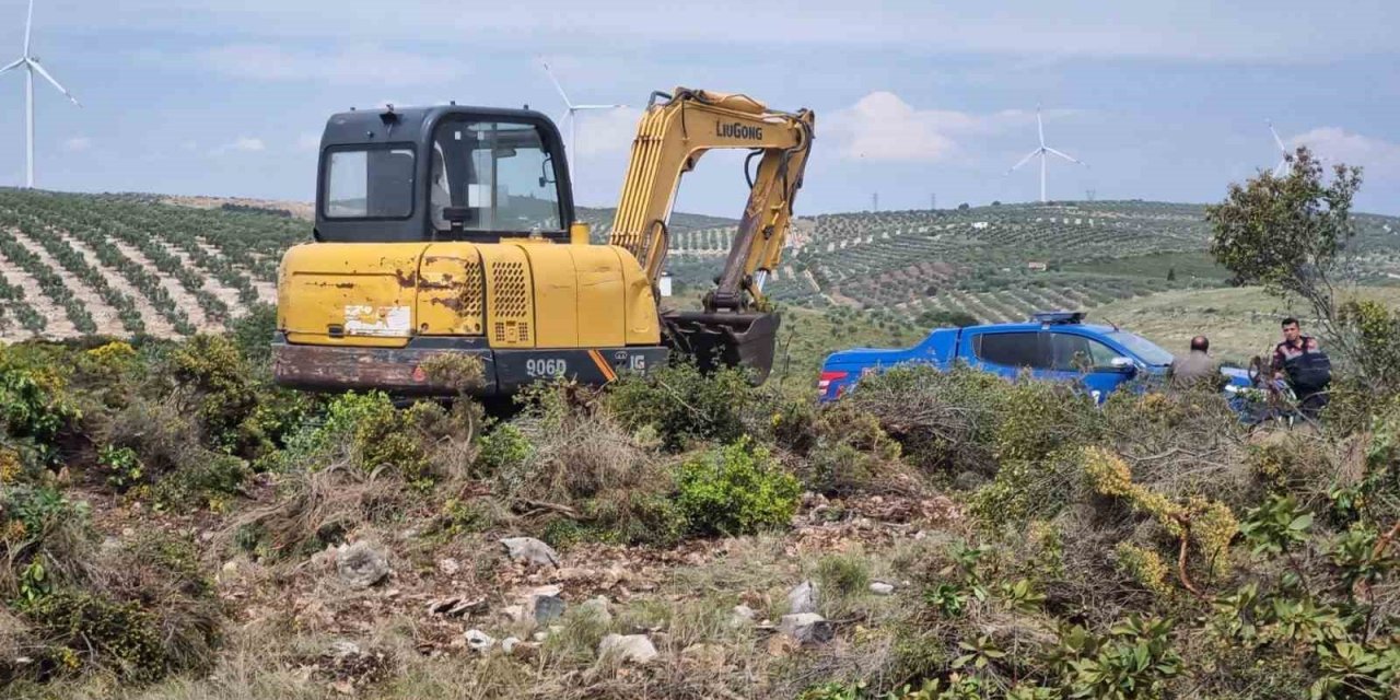 Hazine arazisine izinsiz yer açan şahsa jandarma “dur” dedi