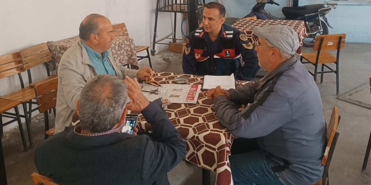 Jandarma ekipleri vatandaşları hırsızlığa karşı uyardı