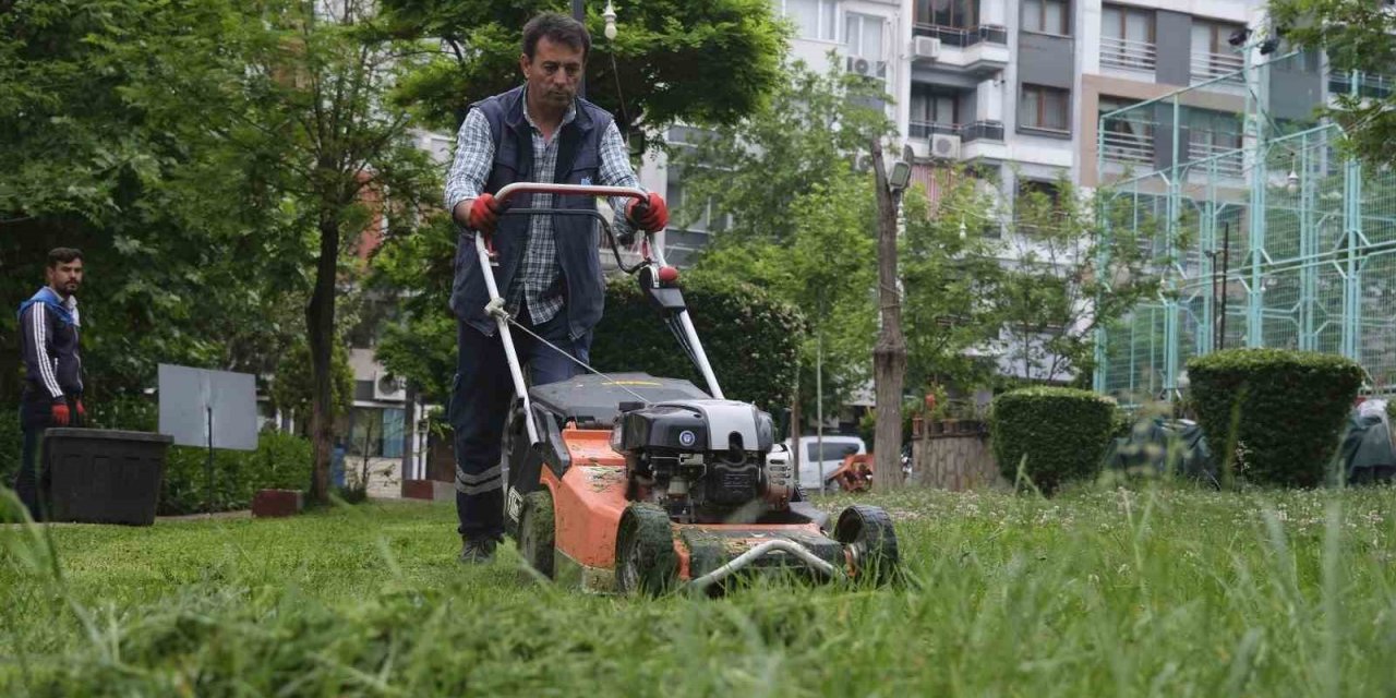 Yunusemre’nin park ve bahçeleri yaza hazırlanıyor