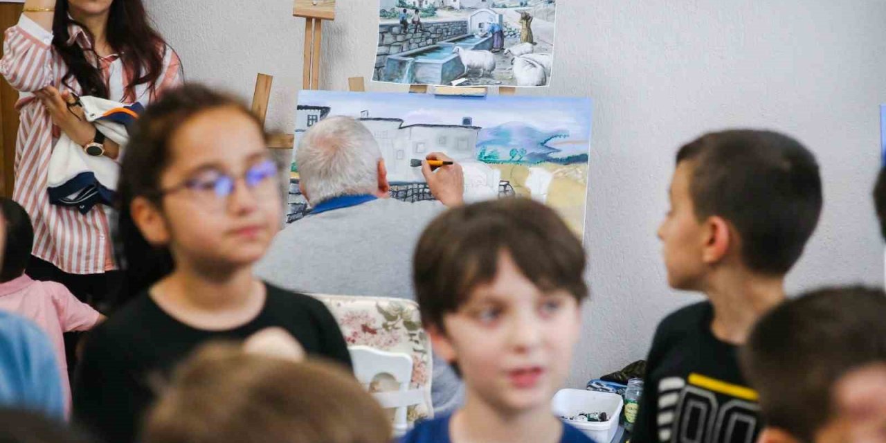 Aktif yaş alma merkezi minik konuklarını ağırladı