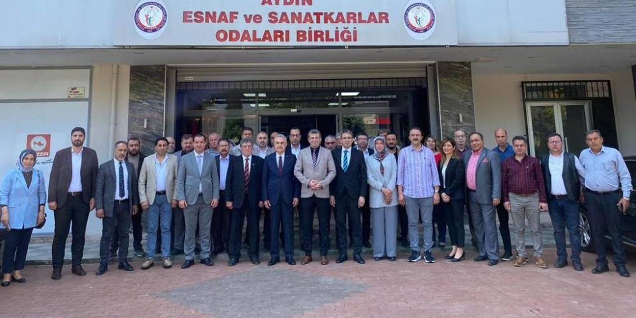 AYESOB Başkanı Künkcü: “Esnafımızın dertlerini aktardık”