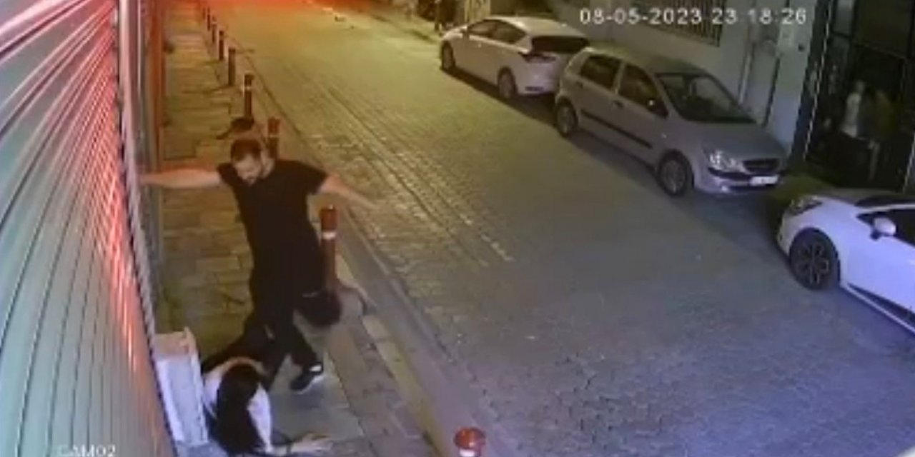 İzmir’de sokak ortasında kadını öldüresiye döven saldırgan tutuklandı