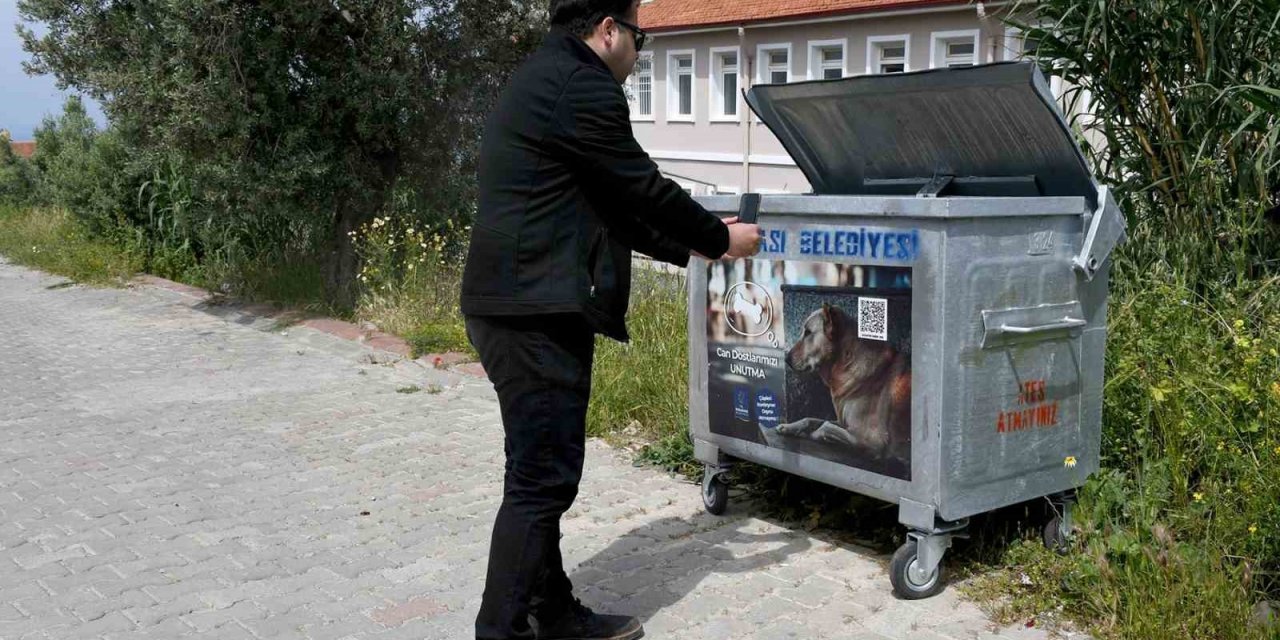 Kuşadası’nda karekodlu çöp konteyneri dönemi
