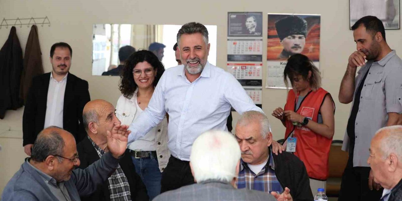Başkan Serdar Sandal’ın mahalle ziyaretleri hız kesmiyor
