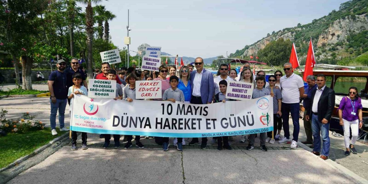 Sağlık için yürüdüler