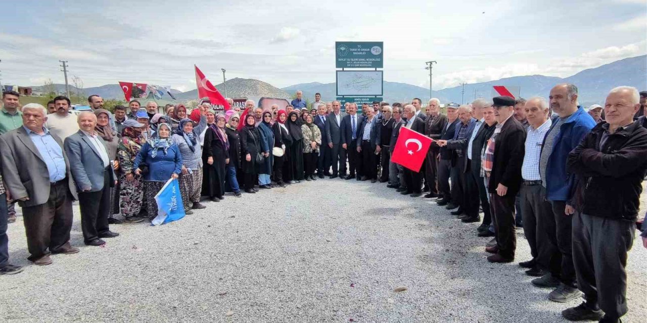 AK Partili Şahin Tin, Acıpayamlıların özlemi olan Eşeler Barajı’nın müjdesini verdi