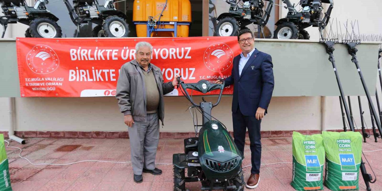 Muğla’da 2023 yılında 334 üreticiye makine-ekipman desteği