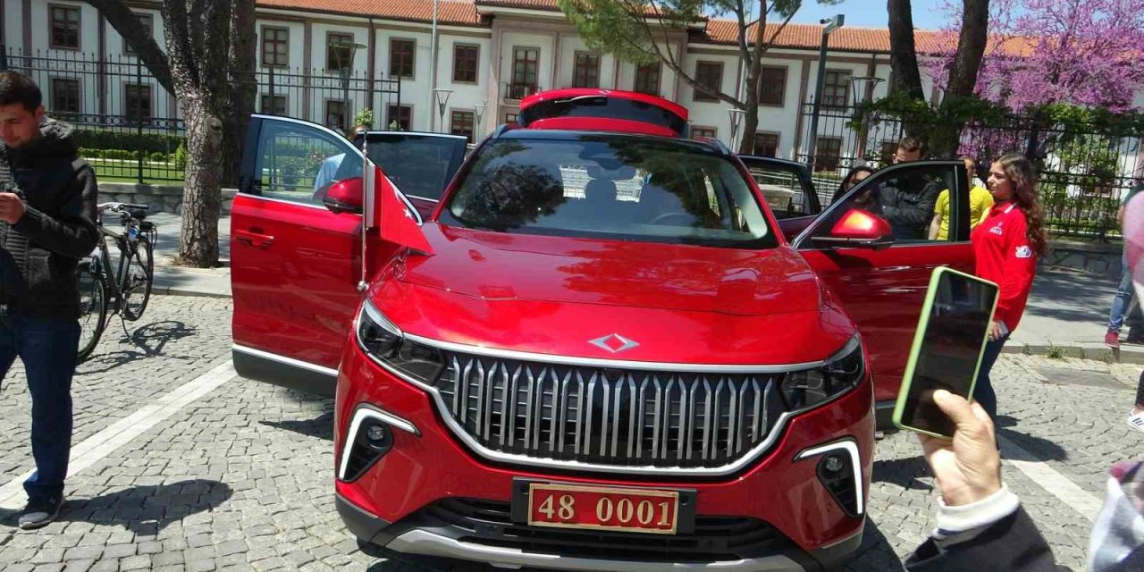 Yerli ve milli otomobil TOGG Muğla Valiliği envanterine girdi