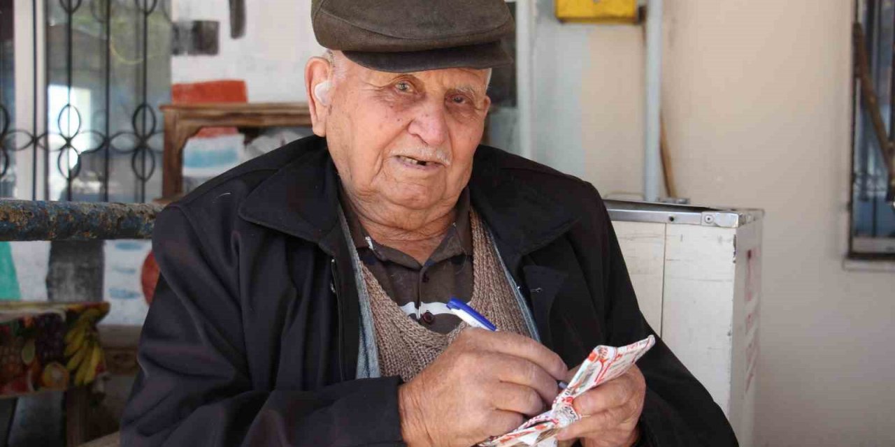 Dedeköy’ün 93’lük delikanlısı sağlığını çalışmaya borçlu