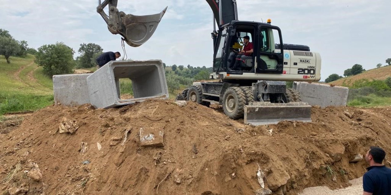 MASKİ’den Mersinli Mahallesi’nde menfez çalışması