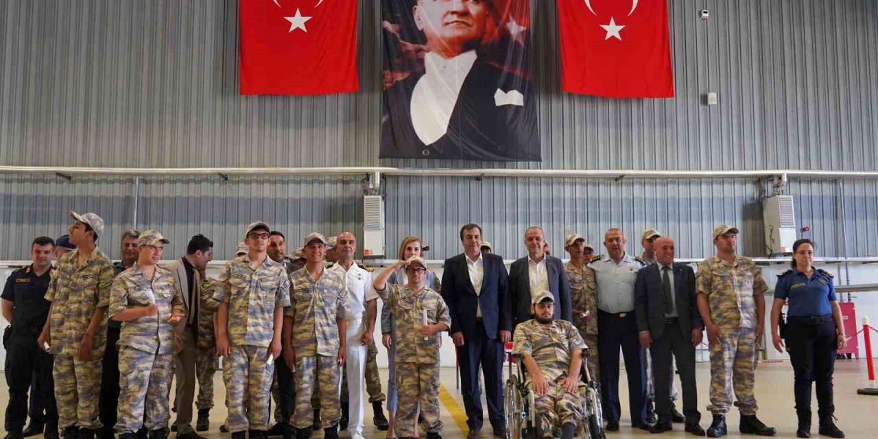 Dalaman’da özel bireylerin askerlik sevinci