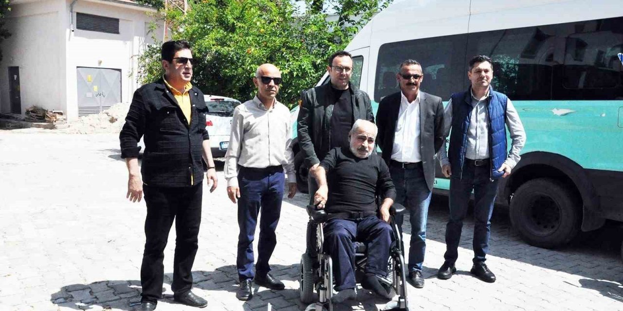 Didim’de Engelli depremzedenin talebi yerine getirildi