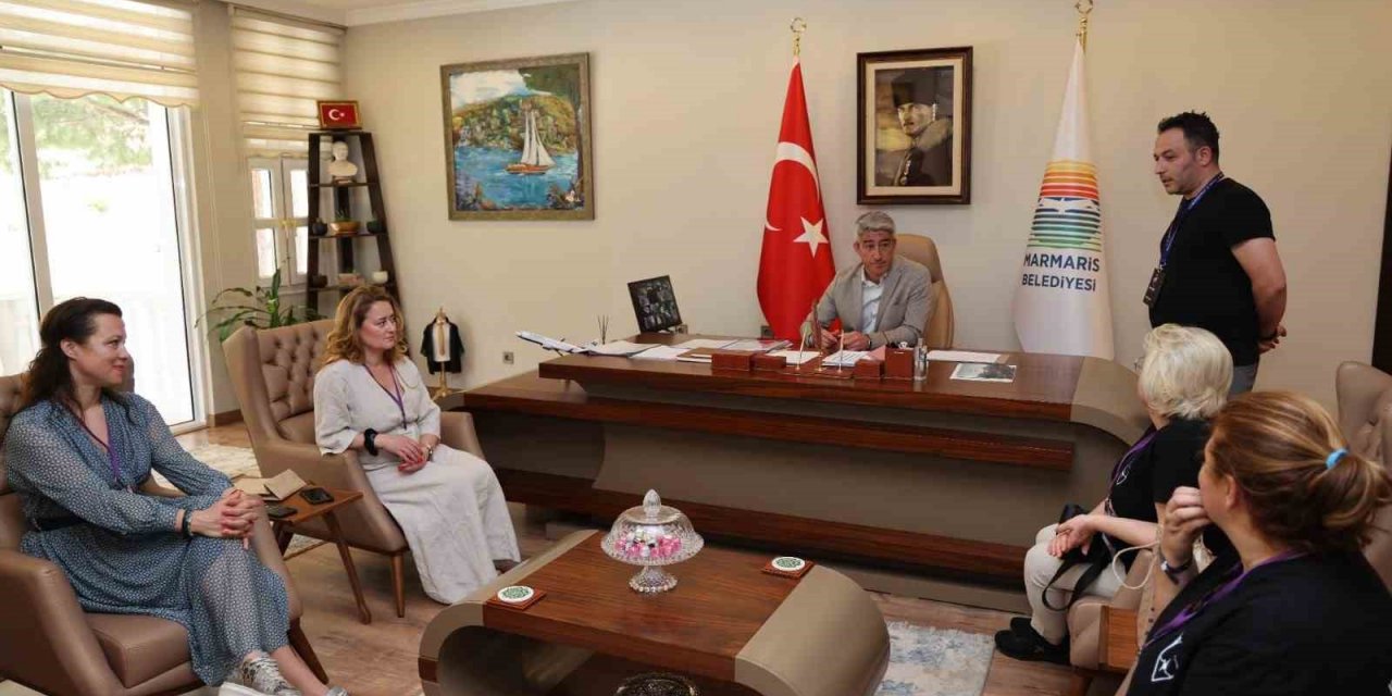 Marmaris Belediyesi Galart ekibini ve dansçı konukları ağırladı