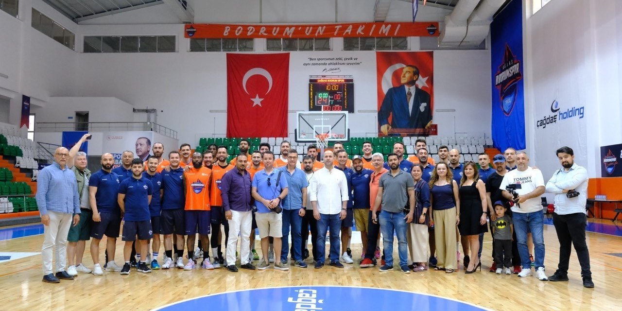 Çağdaş Bodrum Spor Basketbol Kulübü basın mensuplarını ağırladı