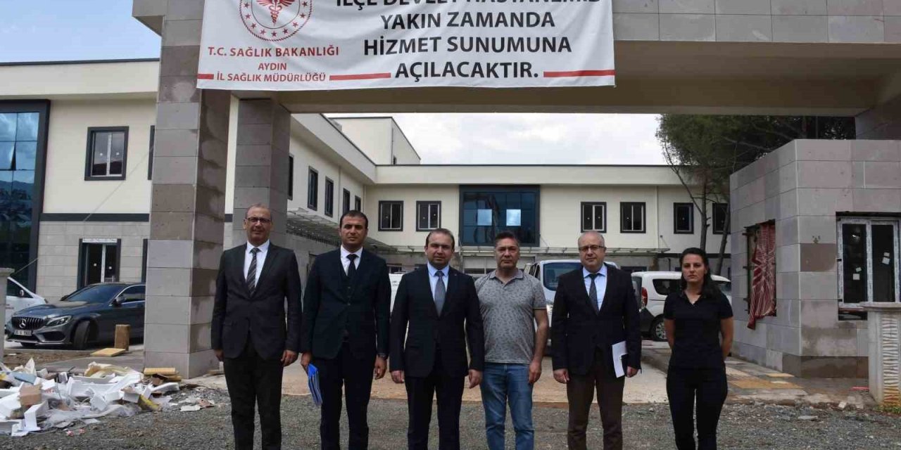 İl Sağlık Müdürü Şenkul yapımı süren hastane inşaatında incelemelerde bulundu