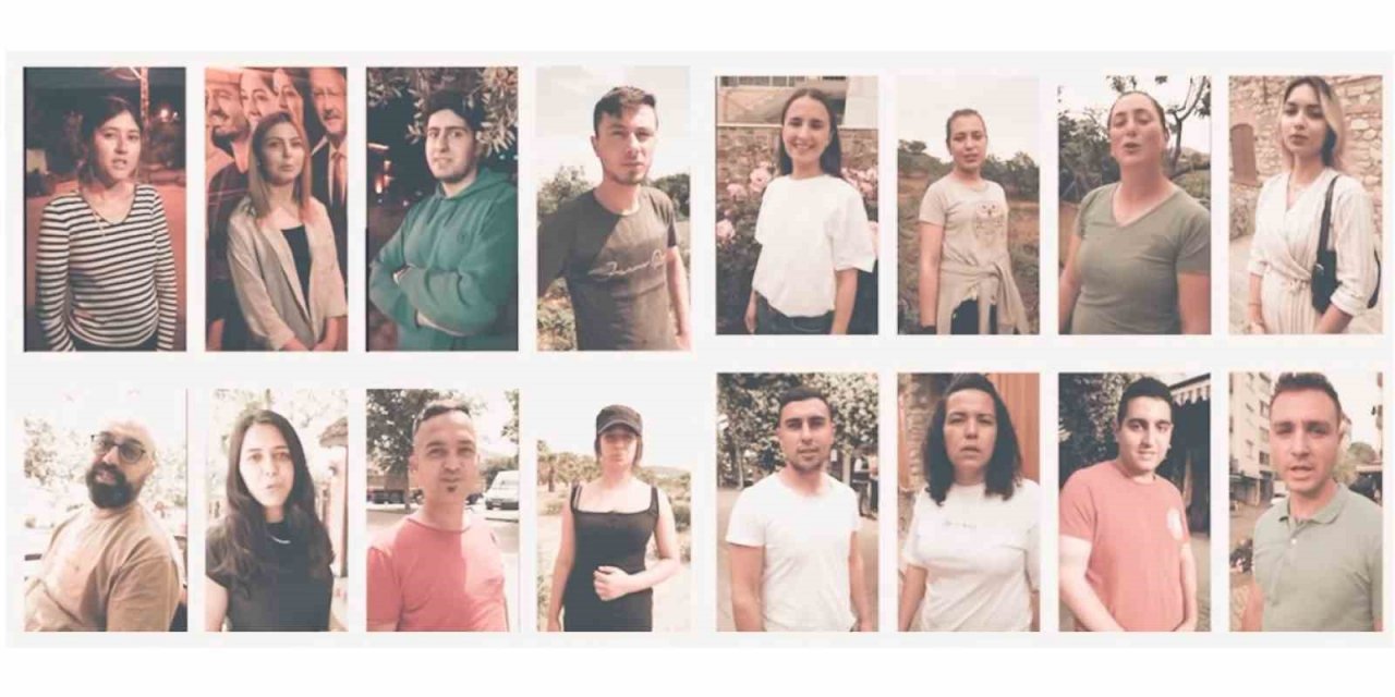 Selçuk’ta gençlerden “28 Mayıs’ta sandıktayım” mesajı