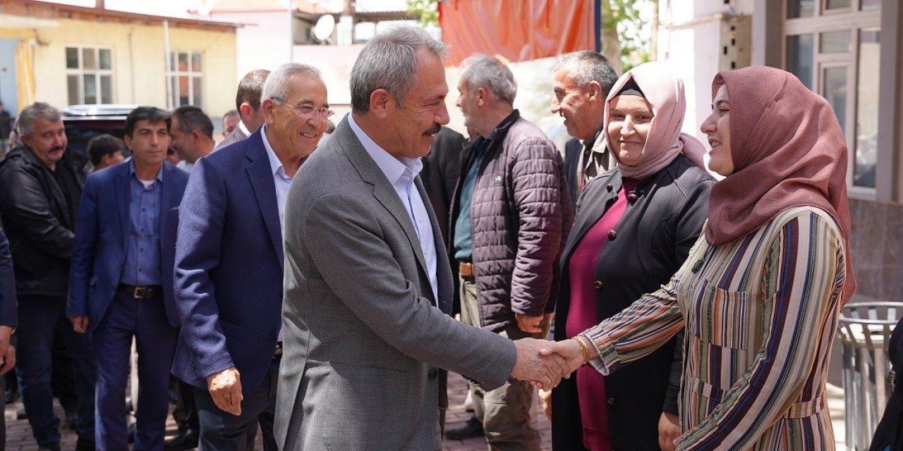 Milletvekili Şahin Tin, 28 Mayıs için Denizli’yi karış karış gezmeyi sürdürüyor