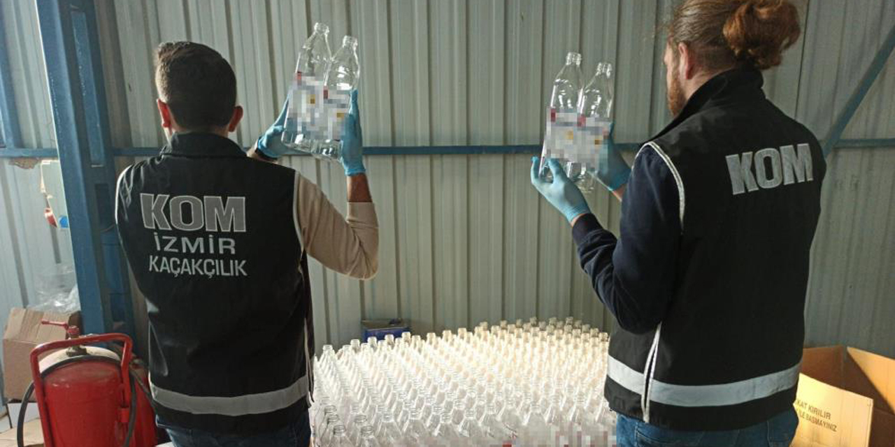 Sahte içki fabrikası kurmuşlar: 38 ton sahte alkol ele geçirildi