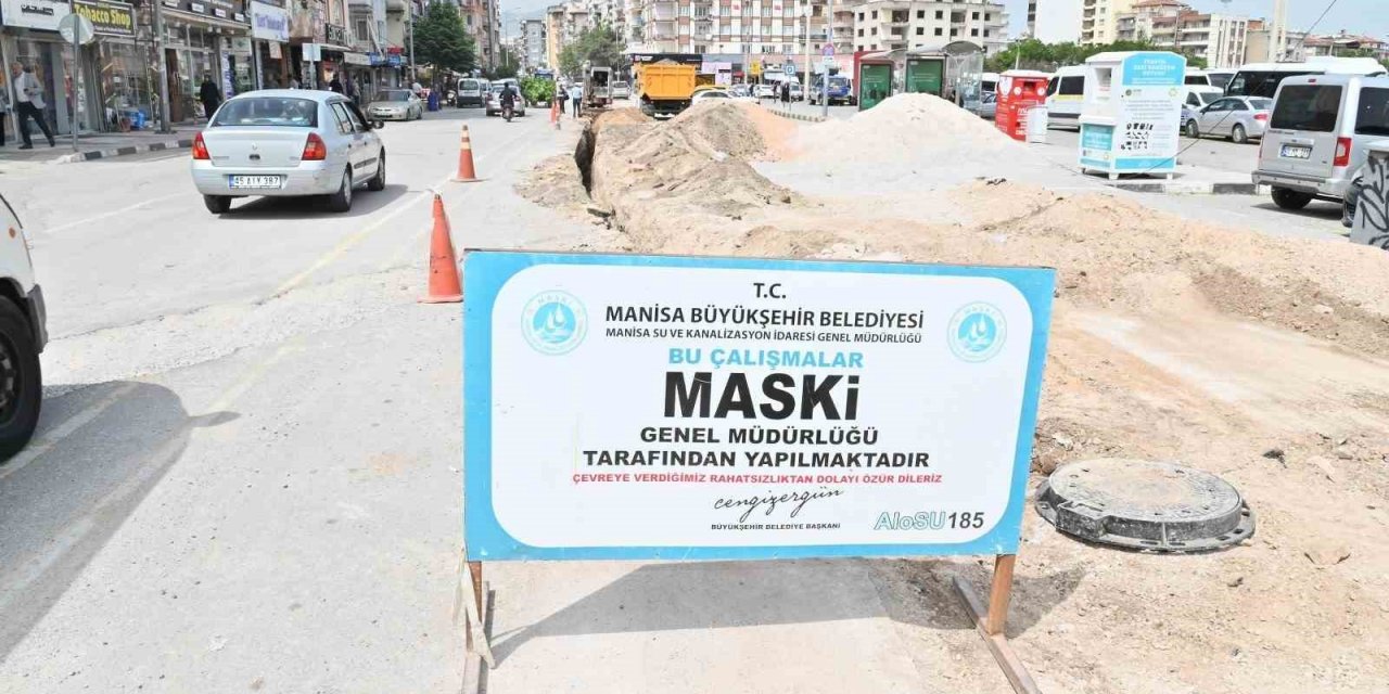 Avni Gemicioğlu Caddesi’nde altyapı çalışmaları devam ediyor