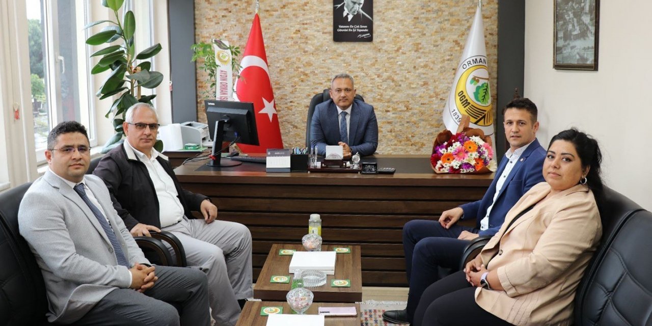 Aydın Orman İşletme Müdürlüğü’ne atanan Evcin göreve başladı