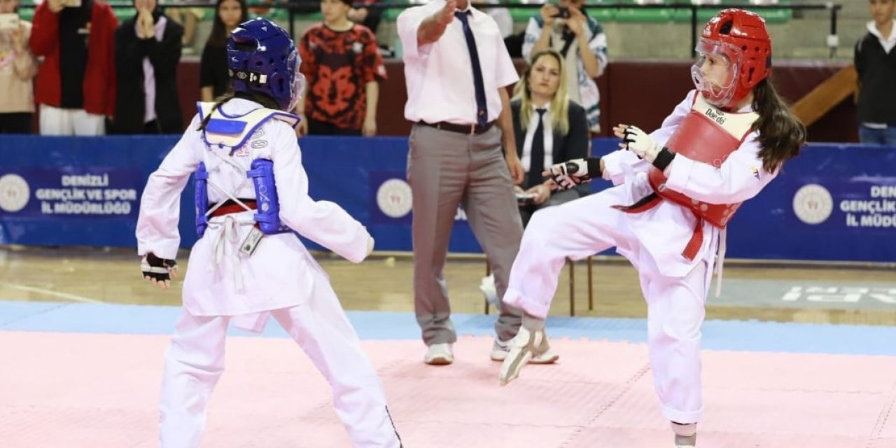 Taekwondonun yıldızları Denizli’de buluştu