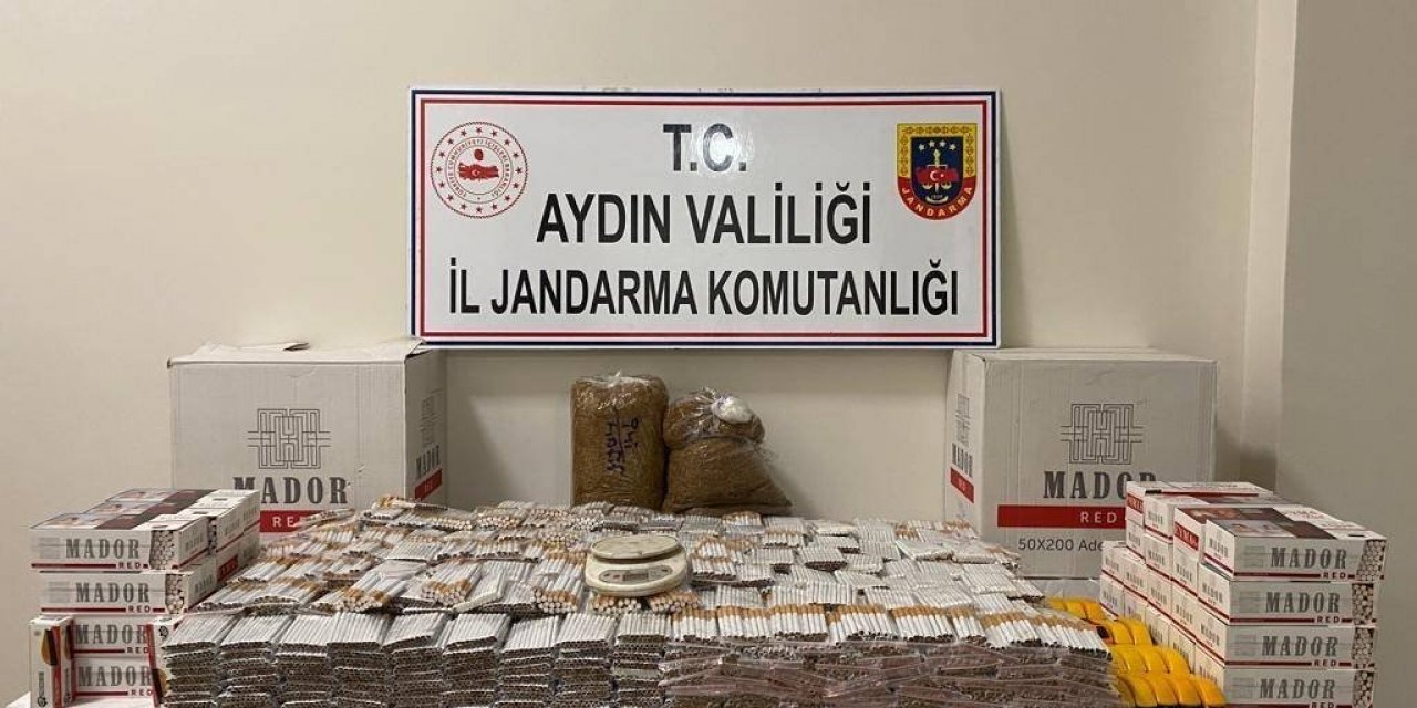 Aydın’da 1 milyon 127 bin adet içi doldurulmuş makaron ele geçirildi